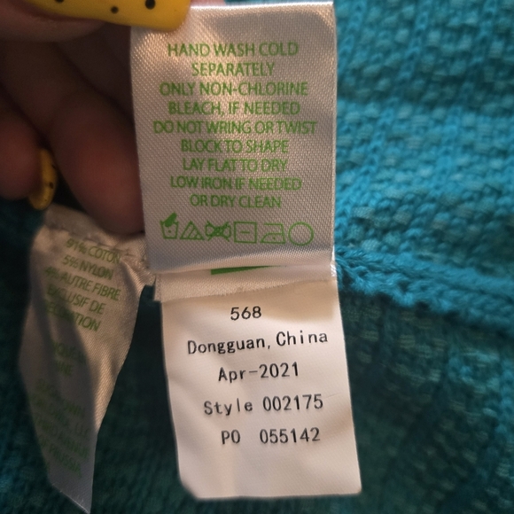 Lilly Pulitzer Tatum Cardigan Sweater Aqua Size Small - Picture 4 of 15